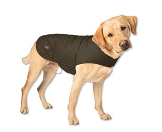 Orvis Quilted Waxed Cotton Dog Jacket